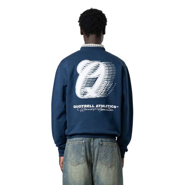 Quotrell Athletics Sweater Navy
