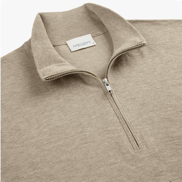 Profuomo Luxury Half Zip Sweater Navy