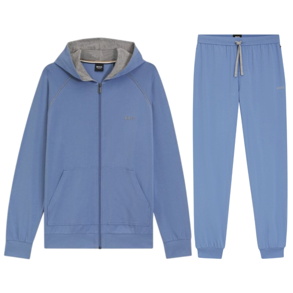 Boss Mix & Match Trainingsanzug Hellblau