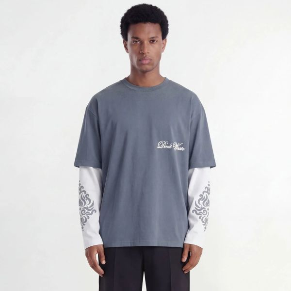Don’t Waste Culture Alare Longsleeve T-shirt Hellblau