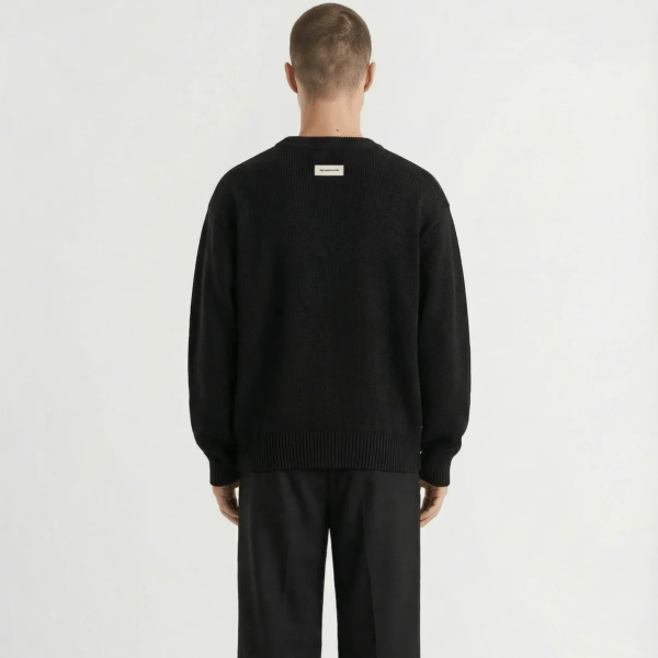 Don't Waste Culture Aretu Pullover Schwarz