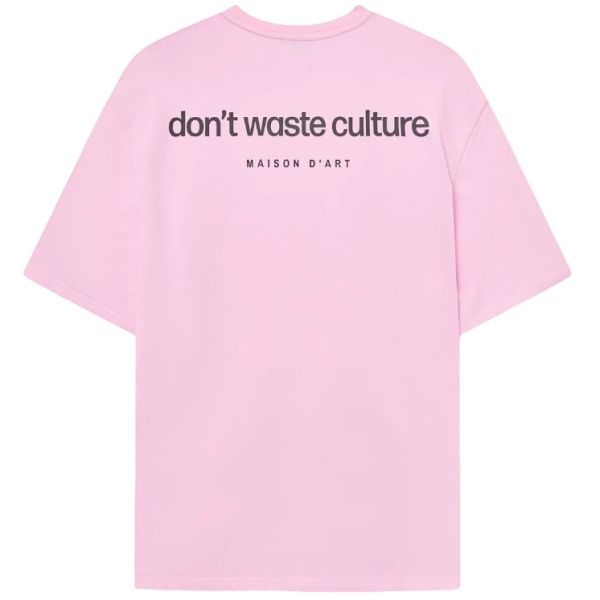 Don't Waste Culture Cleo T-shirt Roze
