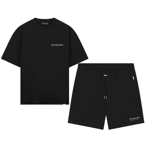 Don't Waste Culture Jerr Sommer-Set Schwarz