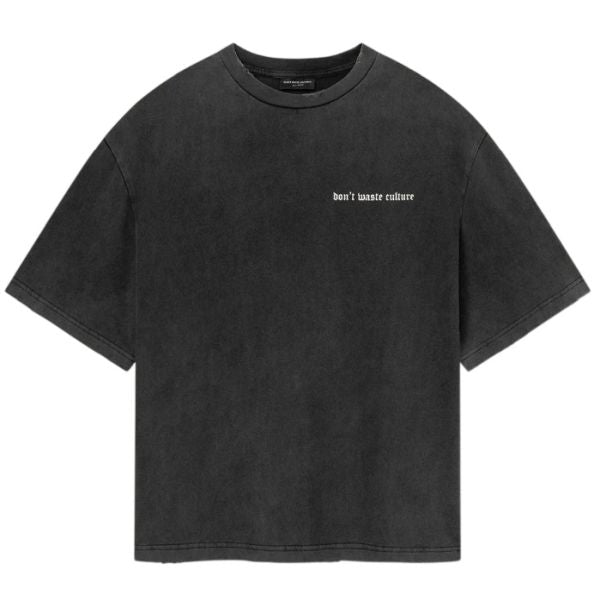 Don’t Waste Culture Olivinne T-shirt Zwart
