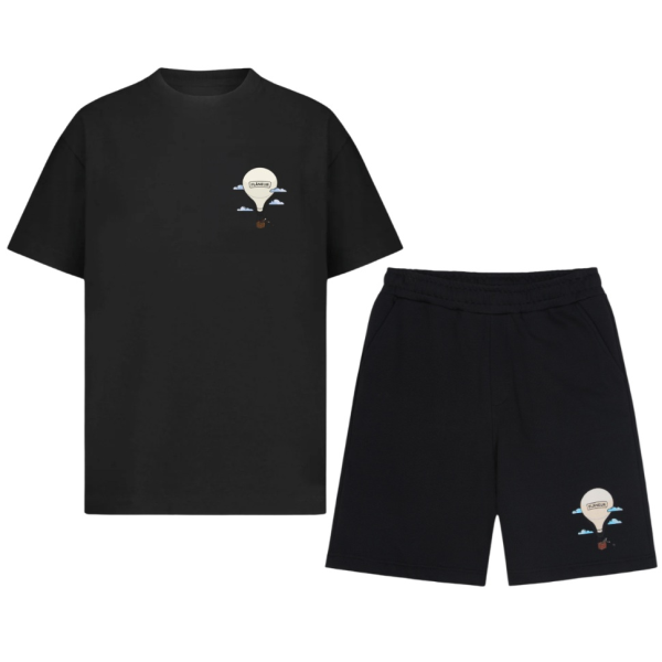 Flaneur Aéronautique Sommer-Set Schwarz