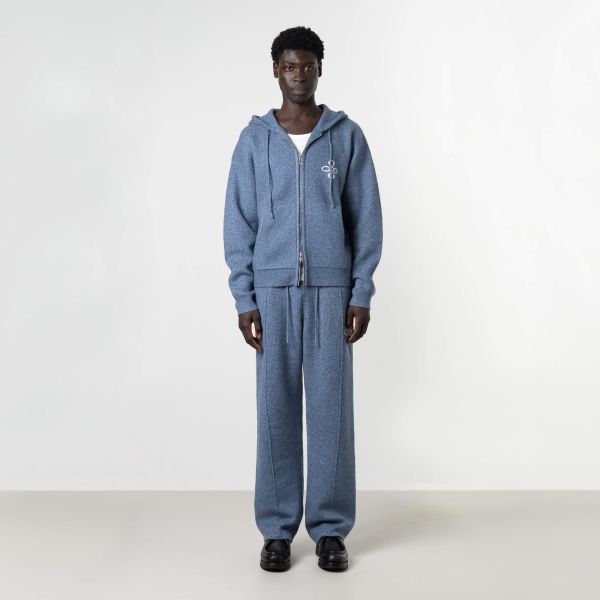 Quotrell Calvin Knitted Vest Blauw