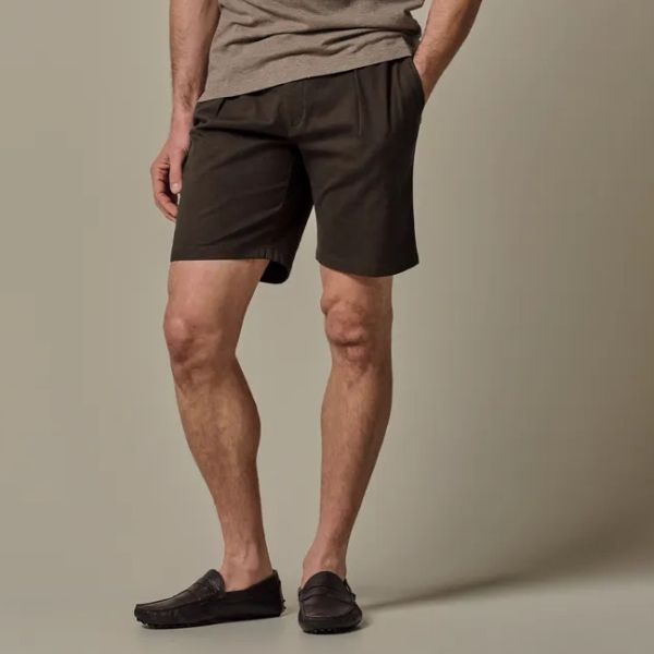 Profuomo Garment Dye Shorts Dunkelbraun