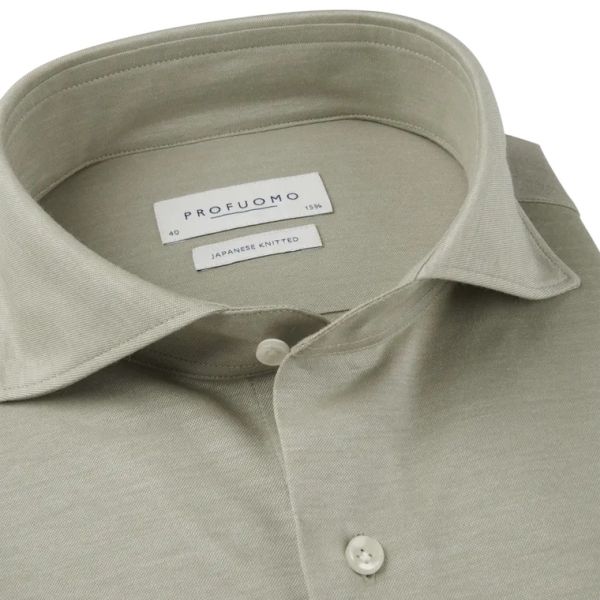 Profuomo Knitted Overhemd Groen