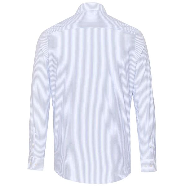 Pure Functional Striped Hemd Hellblau
