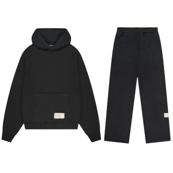 Quotrell Blank Trainingsanzug Schwarz