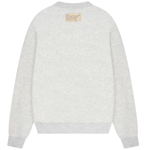 Quotrell Blank Pullover Grau