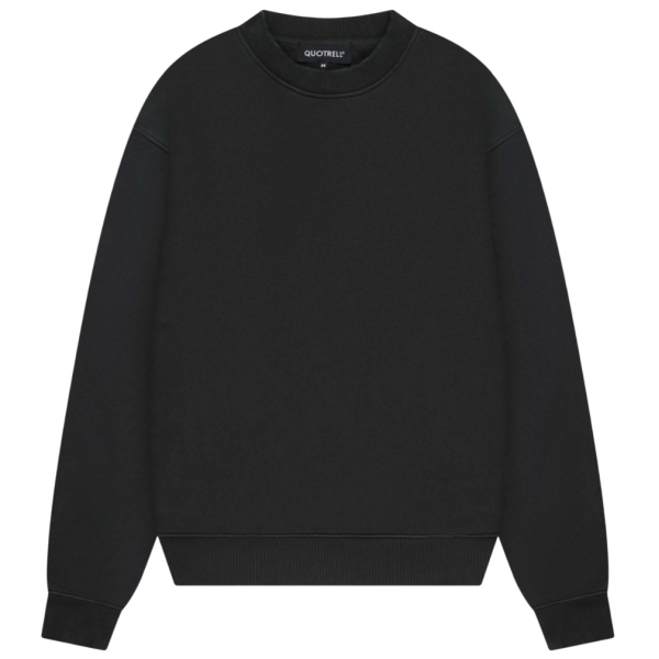 Quotrell Blank Pullover Schwarz