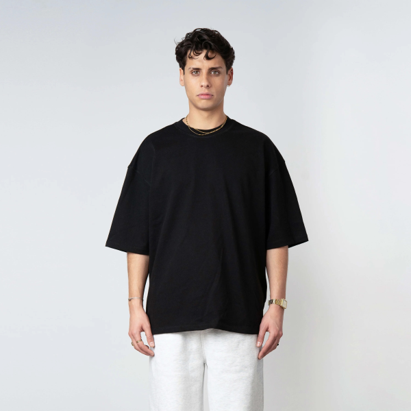 Quotrell Blank T-shirt Schwarz