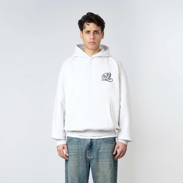 Quotrell Chain Kapuzenpullover Grau