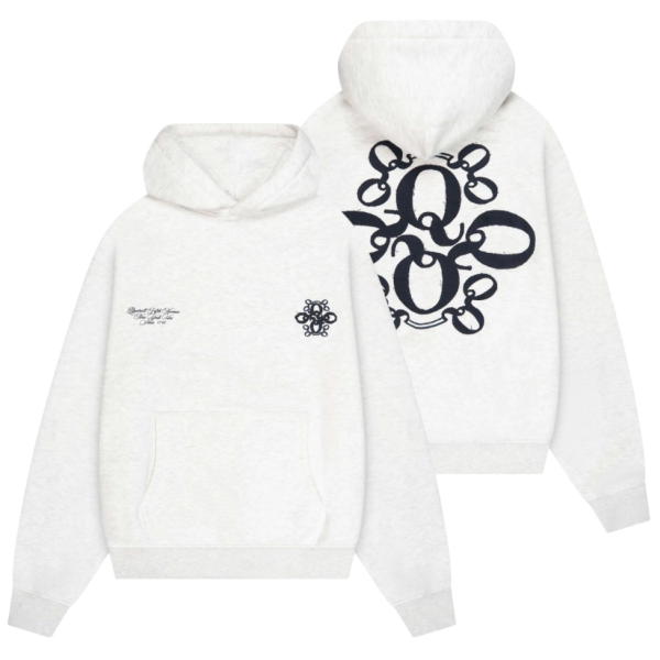 Quotrell Insignia Kapuzenpullover Grau