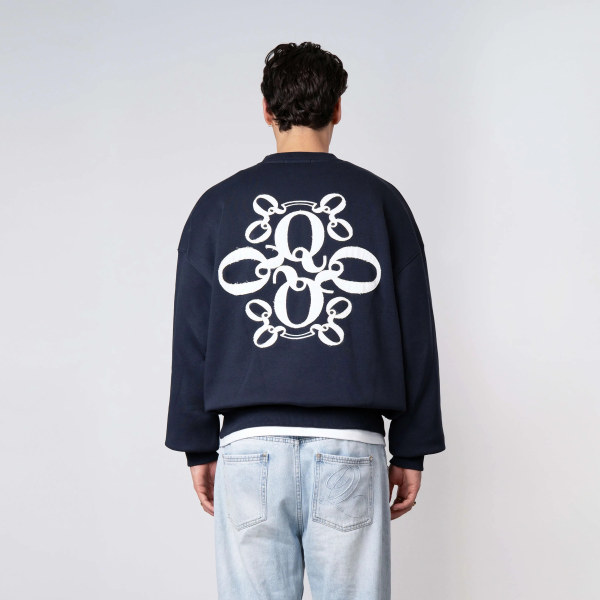 Quotrell Insignia Pullover Marine