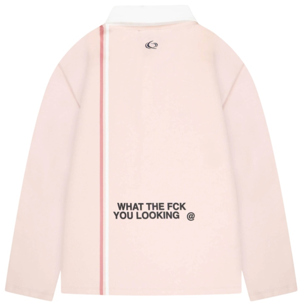 Quotrell Jameson Longsleeve Poloshirt Rosa