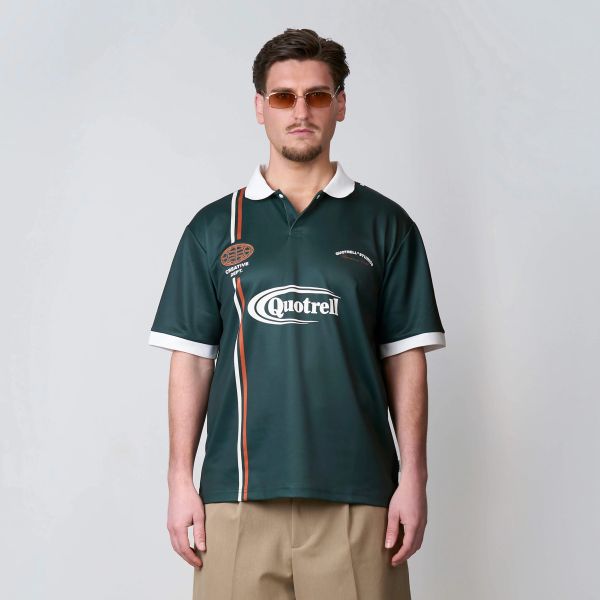 Quotrell Logan Soccer Poloshirt Dunkelgrün