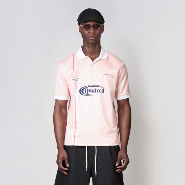 Quotrell Logan Soccer Polo Roze