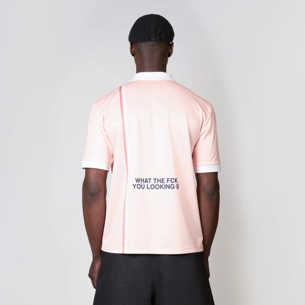 Quotrell Logan Soccer Poloshirt Rosa