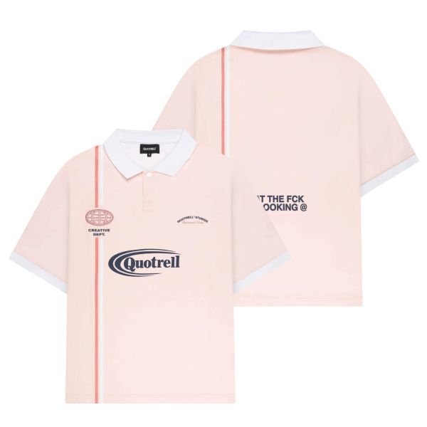 Quotrell Logan Soccer Polo Roze