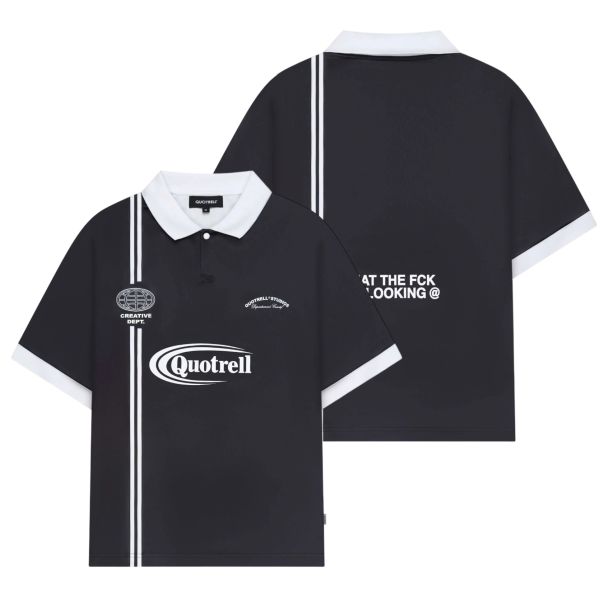 Quotrell Logan Soccer Polo Zwart