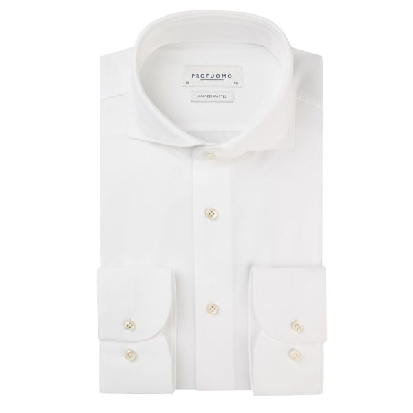 Profuomo Slim Fit Overhemd Wit