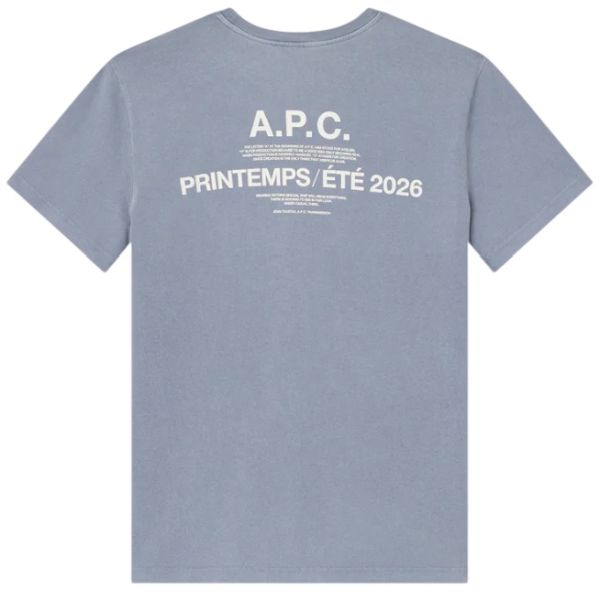 A.P.C. Printemps 26 T-shirt Licht Blauw