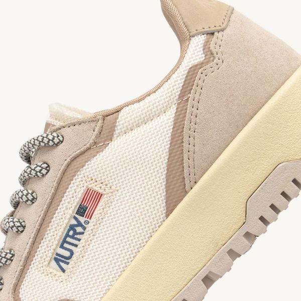 Autry Wildpace Low Sneaker Beige/Wit