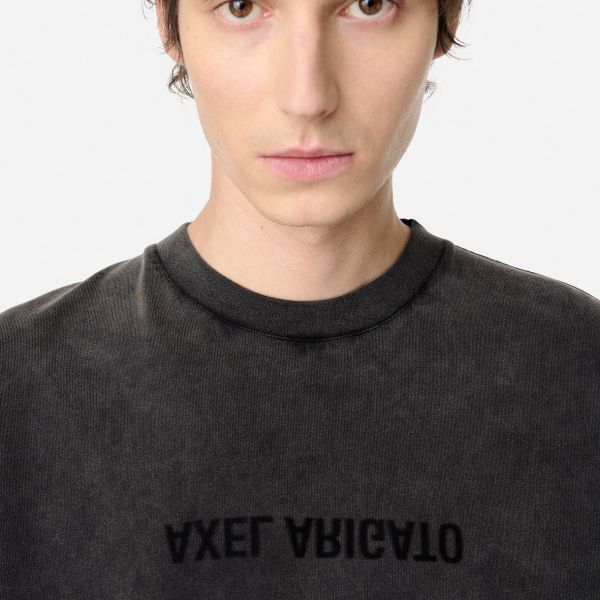 Axel Arigato Distort Washed T-shirt Zwart