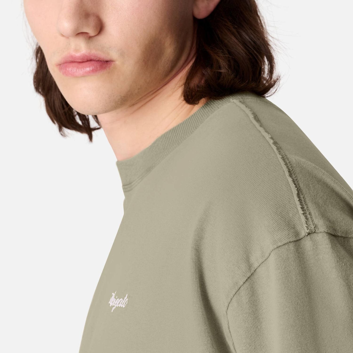 Axel Arigato Honor Washed T-shirt Donker Groen