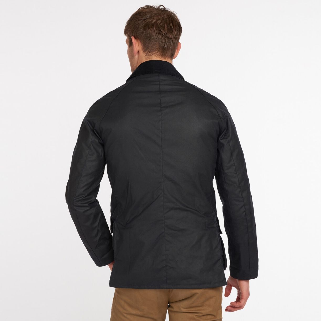 Barbour Ashby Wax Jas Navy