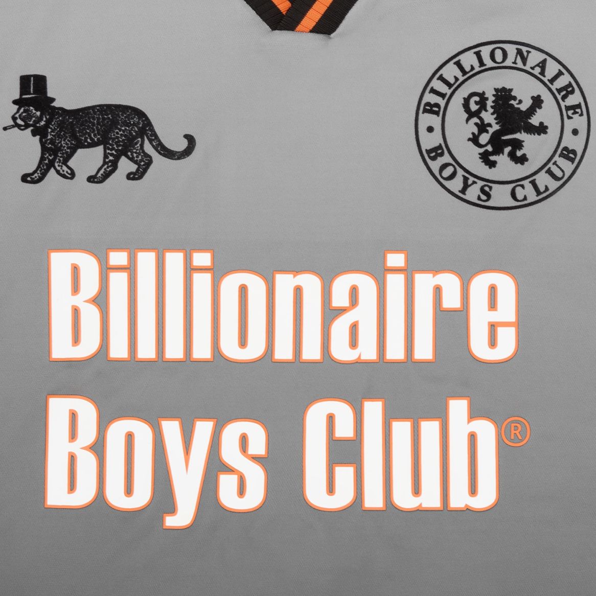 Billionaire Boys Club Panelled Football Shirt Grijs