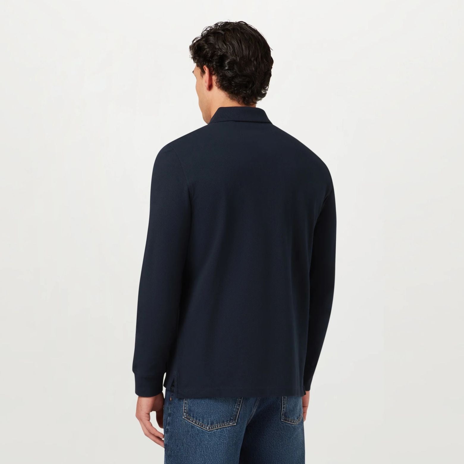 Belstaff Longsleeve Polo Navy
