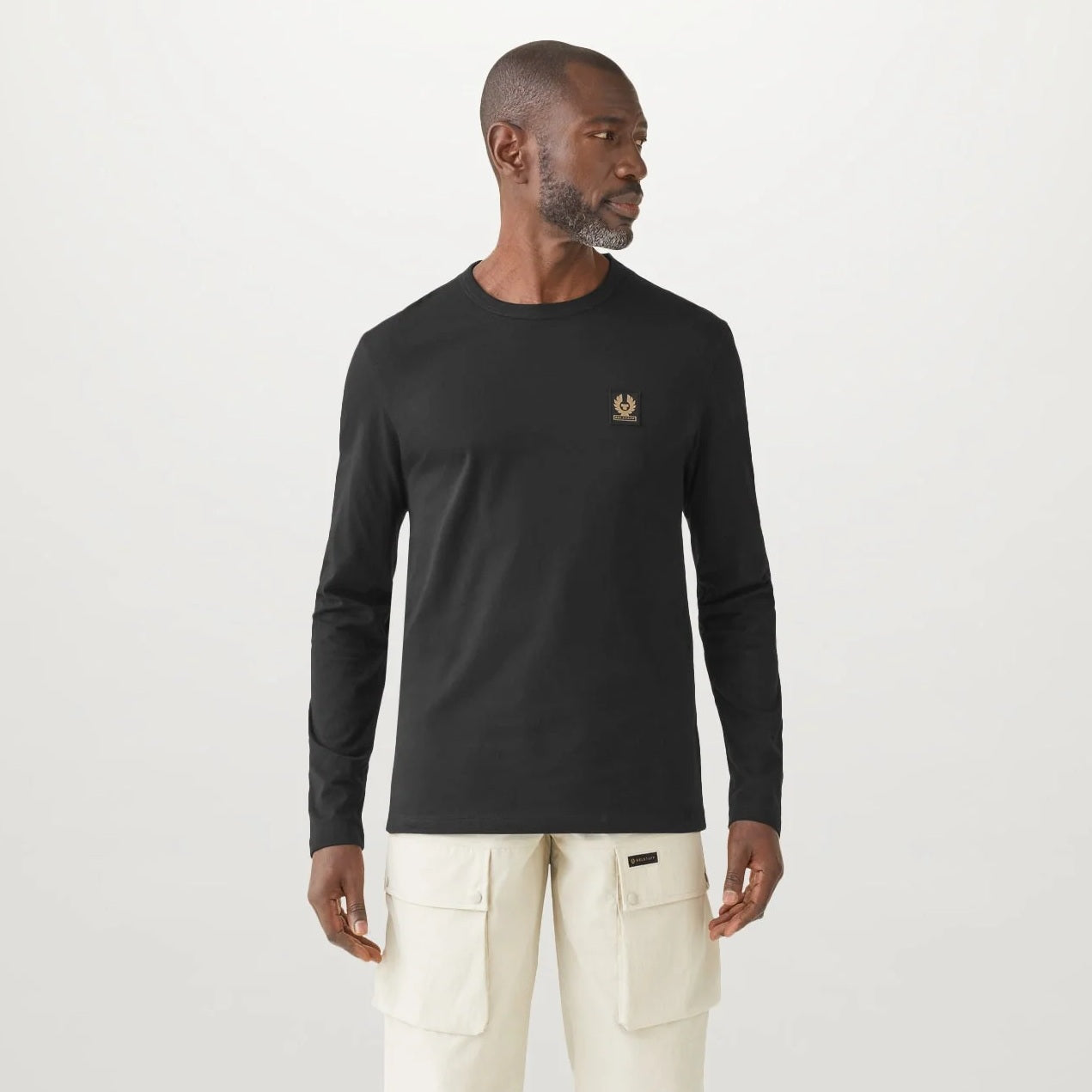 Belstaff Longsleeve T-shirt Zwart