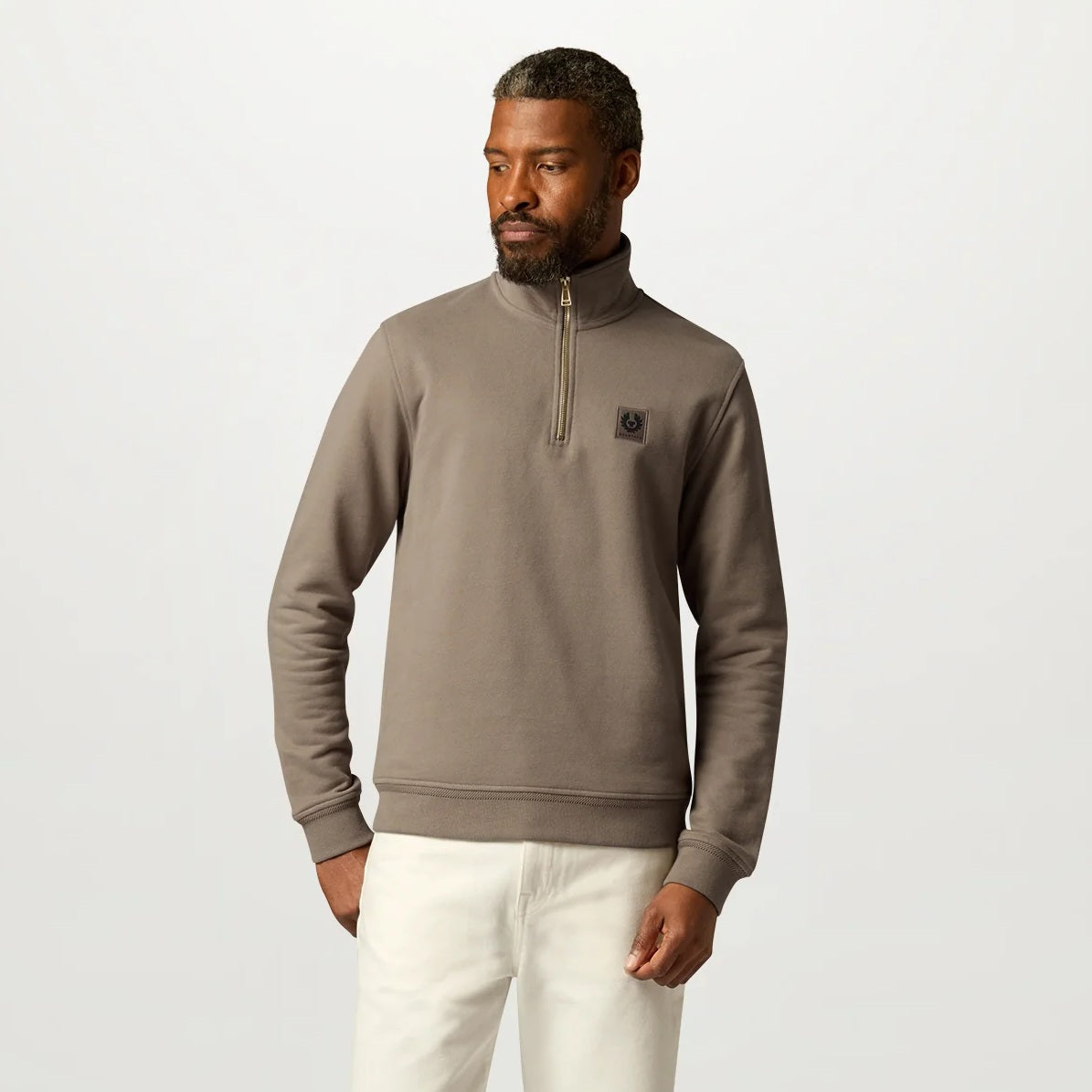 Belstaff Quarter Zip Sweater Bruin