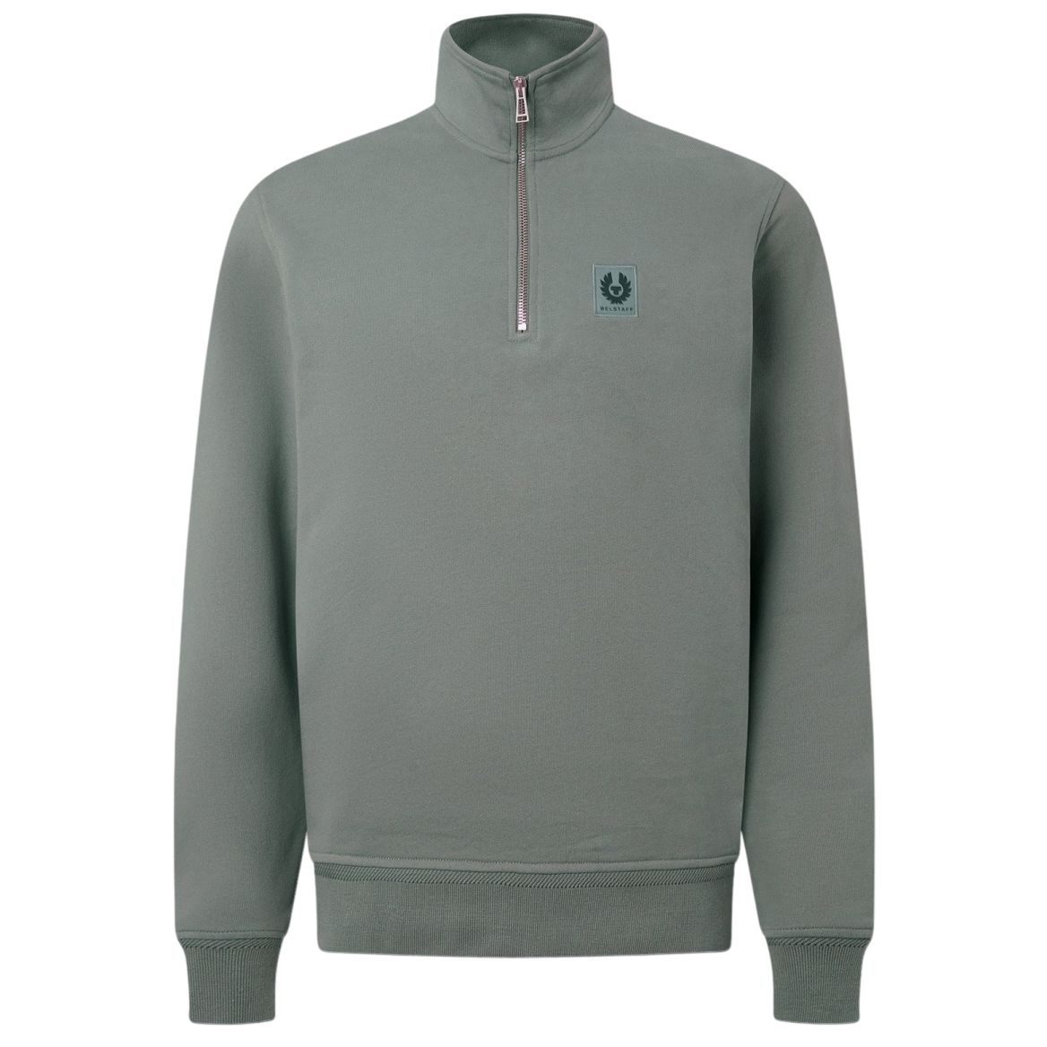 Belstaff Quarter Zip Sweater Grijs