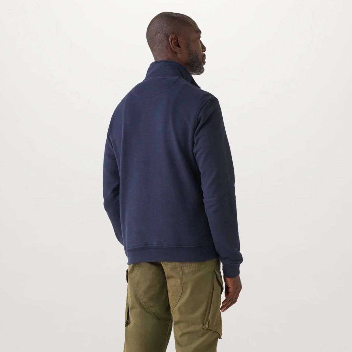 Belstaff Quarter Zip Sweater Navy
