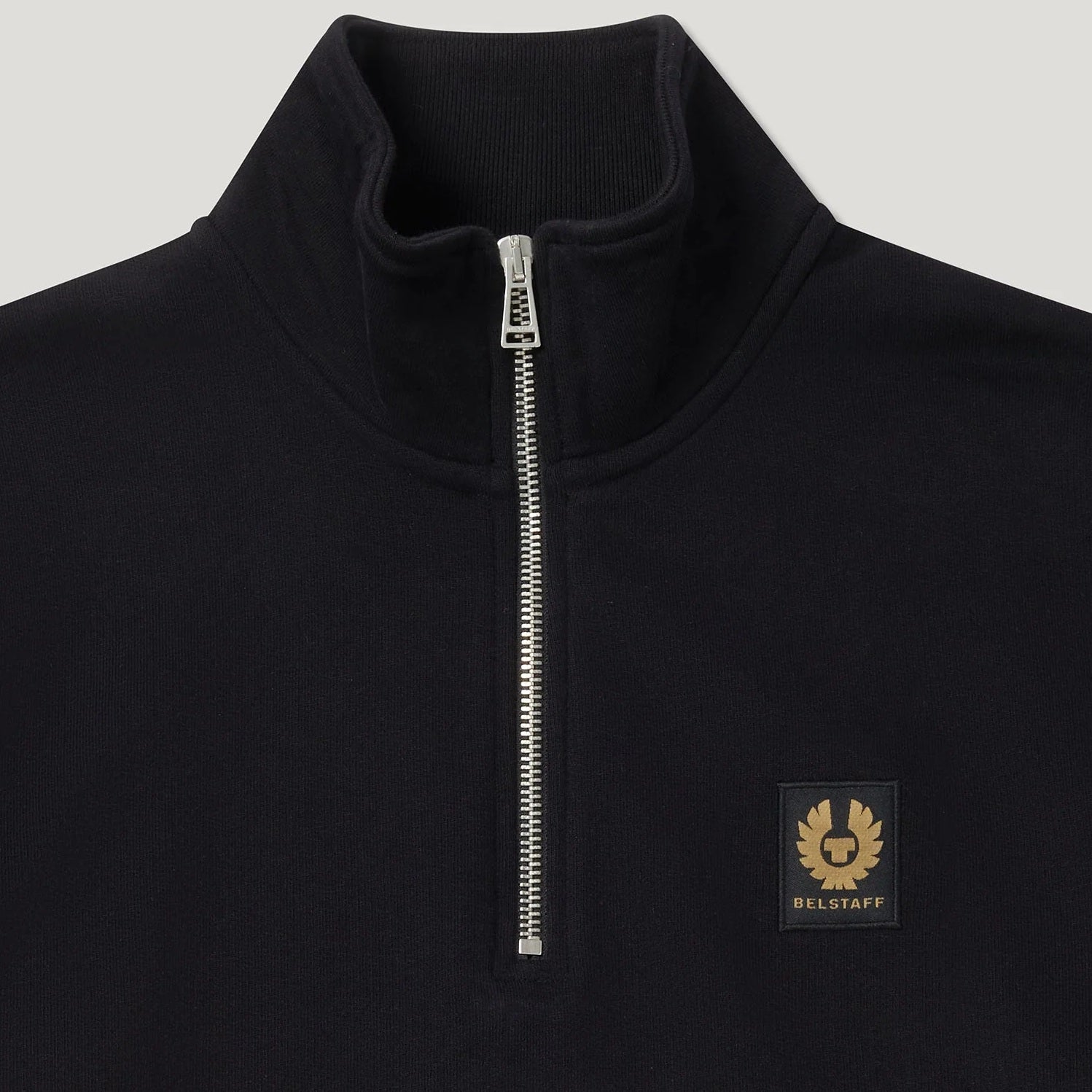 Belstaff Quarter Zip Sweater Zwart