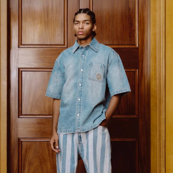 Billionaire Boys Club Astro Denim Overhemd Blauw