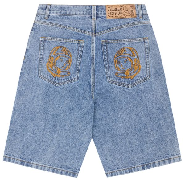 Billionaire Boys Club Faded Arch Logo Korte Broek Licht Blauw