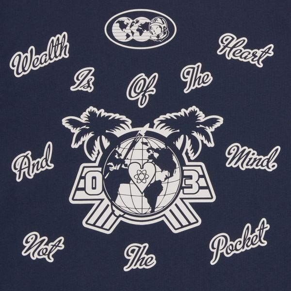 Billionaire Boys Club Global Regatta Multi Print Longsleeve T-shirt Navy