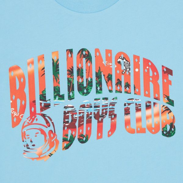 Billionaire Boys Club Tropical Island Fill Arch Logo T-shirt Blauw