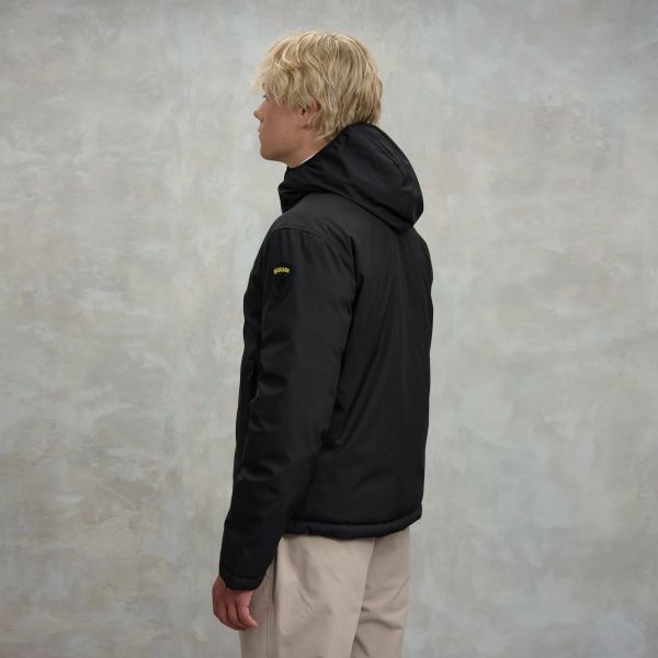 Blauer Ballard Jas Zwart