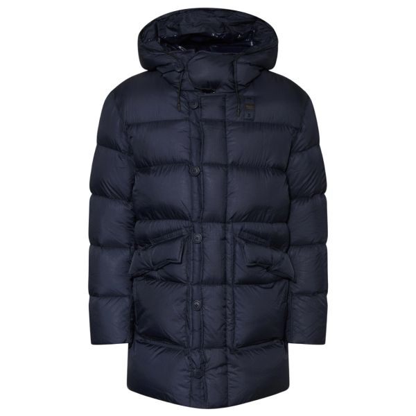 Blauer Basto Long Down Jas Navy