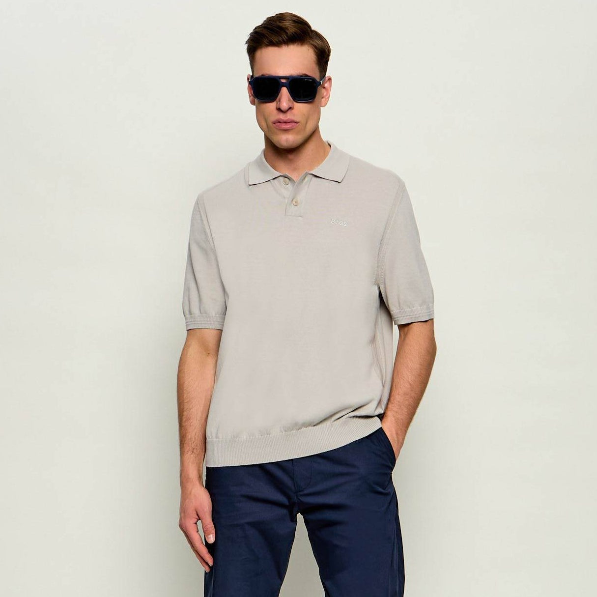 Boss Asac Polo Grijs