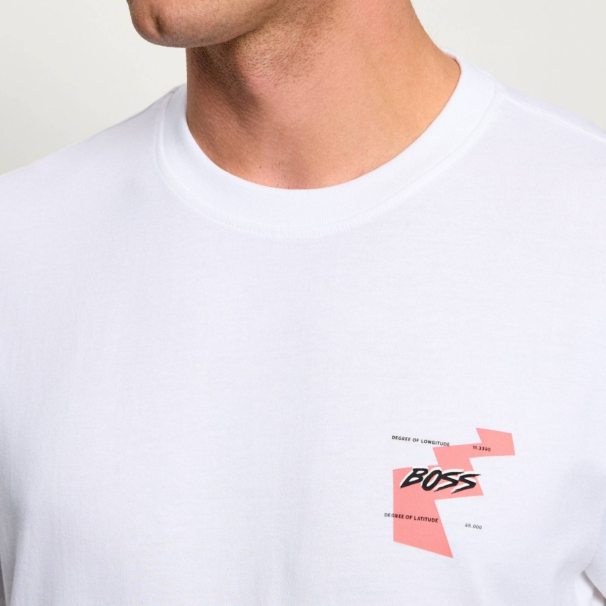 Boss Movement T-shirt Wit