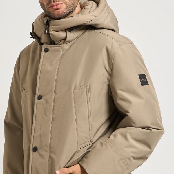 Boss Osiass Parka Bruin