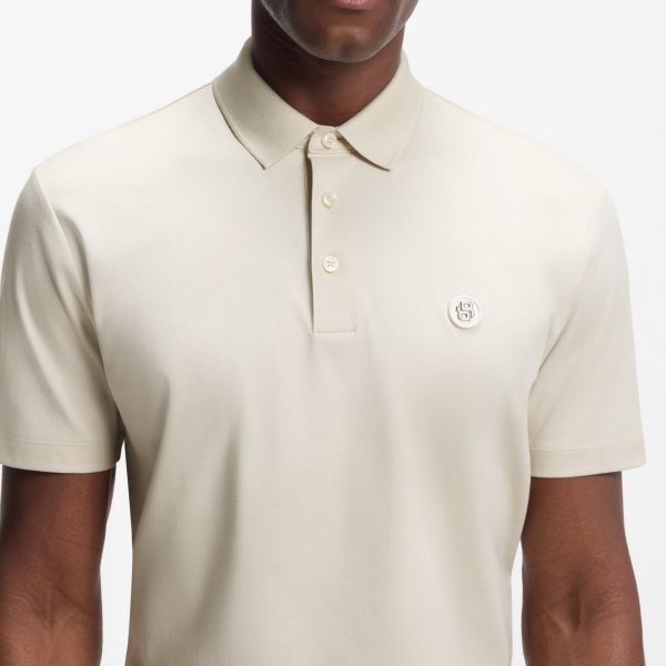 Boss Parris Polo Off White