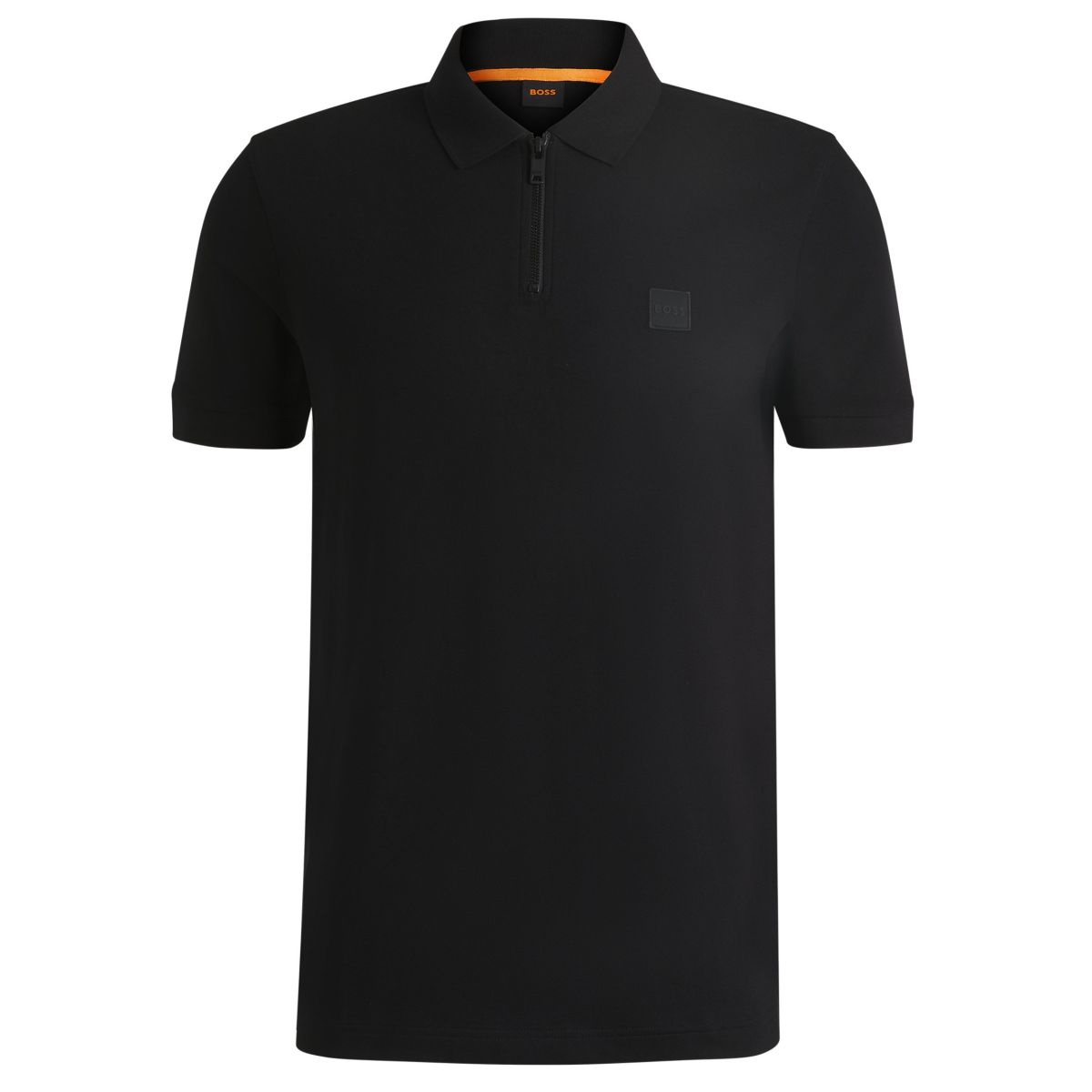 Boss Passerzip Polo Zwart